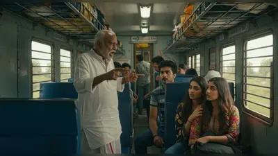 ट्रेन में लड़के ने लड़की को दिया धक्का, बुजुर्ग हुआ आगबबूला! जब सामने आई सच्चाई तो सबके होश उड़ गए