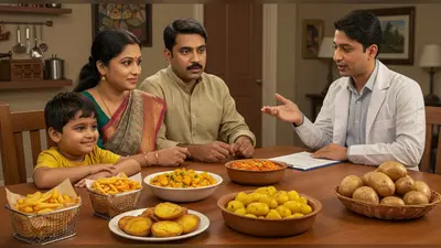 केवल आलू खाकर जीता था बच्चा, विशेषज्ञ की सलाह ने माता-पिता को चौंकाया!