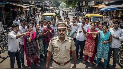 बीच सड़क पर दरोगा के साथ हुई ऐसी घटना कि लोग रह गए हक्के-बक्के: पुलिस के लिए बड़ा सबक!