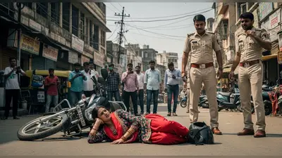 मुरादाबाद: चेकिंग के दौरान बाइक से गिरी महिला, दरोगा और सिपाही निलंबित, पुलिस कार्रवाई पर उठे सवाल