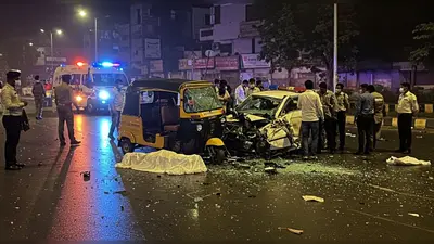 कानपुर में रफ्तार का कहर: बेकाबू कार ने ऑटो को रौंदा, 2 की मौत, 3 गंभीर घायल