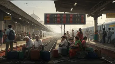 यूपी-जम्मू ट्रेनें रद्द: 58 रेलगाड़ियों का सफर थमा, हवाई किराया आसमान पर; यात्रियों की बढ़ी मुश्किलें