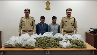 बांदा में बड़ा खुलासा: 4 लाख के 22 किलो गांजे के साथ दो तस्कर गिरफ्तार
