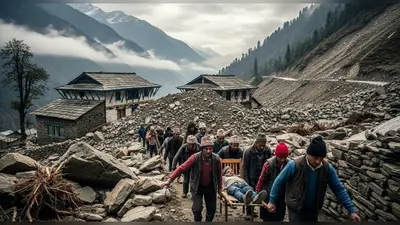 कुल्लू में लैंडस्लाइड, महिला की मौत:किन्नौर में 2 घर दबे; मरीज को कुर्सी पर ले गए; चंडीगढ़-मनाली फोरलेन बहाल