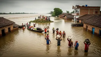 शारदा नदी में डेढ़ लाख क्यूसेक पानी छोड़े जाने से पीलीभीत के पूरनपुर में बाढ़ का खतरा, हाई अलर्ट जारी