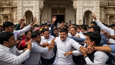 मेरठ: विल्वेश्वनाथ मंदिर में विधायक और एमएलसी को रोका, हुई धक्का-मुक्की, फिर भड़का हंगामा