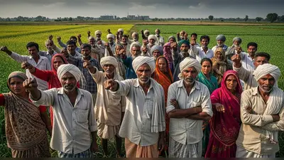 बरेली में किसानों का फूटा गुस्सा: नई टाउनशिप के लिए बीडीए द्वारा जमीन छीनने पर बोले – “जान दे देंगे पर खेत नहीं!”