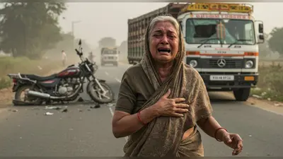 संभल में दिल दहला देने वाला हादसा: कैंटर ने ली मां-बेटी की जान, ‘अरी गुजरिया..अरी राजकुमारी’ कहती बिलखती रही सास शकुंतला
