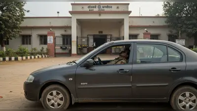 कानपुर में CRPF इंस्पेक्टर की संदिग्ध मौत: थाने के बाहर कार में मिला शव, चेहरे और गले पर चोट के निशान