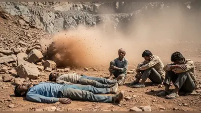महोबा में भीषण हादसा: पहाड़ तोड़ते समय ब्लास्टिंग से उड़े पत्थरों ने ली दो मजदूरों की जान, दो घायल