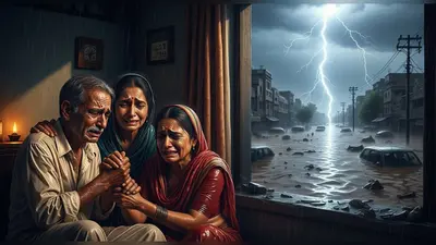 उत्तर प्रदेश: मूसलाधार बारिश ने मचाई तबाही, शहर जलमग्न, कड़कती बिजली से युवक की मौत, परिवार पर टूटा दुखों का पहाड़