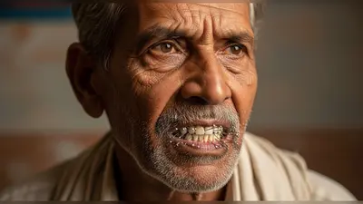 विश्वास नहीं होगा! 45 सालों से इस शख्स के मुंह में फंसी हैं 150 से अधिक पेपर पिन