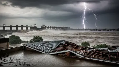 हरियाणा में आफत की बारिश: यमुनानगर में छत ढही, सिरसा के स्कूलों में छुट्टी; हथिनीकुंड बैराज के गेट खुले, घग्गर उफान पर, अंबाला में बिजली गिरने से हड़कंप
