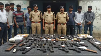 मिर्जापुर में पुलिस का बड़ा एक्शन: असलहा तस्करी गिरोह का भंडाफोड़, 6 बदमाश गिरफ्तार