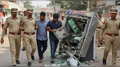 हाथरस से पकड़े गए 20 लाख की ATM चोरी के तीन आरोपी, राजस्थान पुलिस रिमांड पर लाई