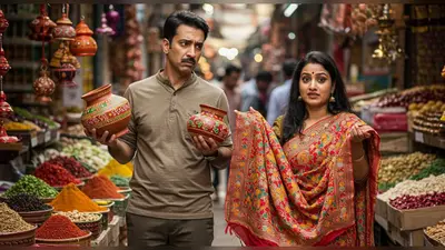 पत्नी ने बाजार में पतियों को दिया मुश्किल काम: दो में से एक चुनने की चुनौती क्यों बन रही है वायरल?