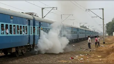 फतेहपुर में महानंदा एक्सप्रेस से उठा धुंआ, कानपुर-प्रयागराज ट्रैक 47 मिनट रहा बाधित