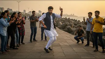 मरीन ड्राइव पर तेजस्वी का युवाओं संग डांस: ऋतिक स्टाइल में लगाए ठुमके, VIDEO वायरल; बोले- मैं तो मोदी को नचाता हूं