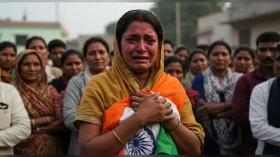 उत्तर प्रदेश: 34 साल के सैनिक की दर्दनाक मौत, तिरंगा थामकर बिलख पड़ी वीरनारी, फटा लोगों का कलेजा