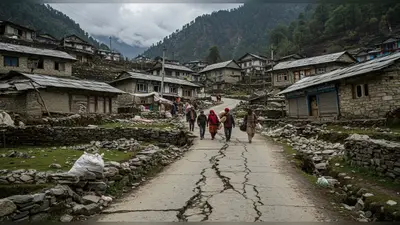 जोशीमठ के बाद चमोली का नंदानगर भू-धंसाव की चपेट में: 34 परिवारों का विस्थापन, खाली हुए बाजार से गहराया आर्थिक संकट