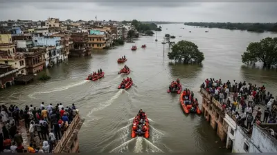 मथुरा में यमुना का विकराल रूप: खतरे के निशान से ऊपर पानी, 2000 लोग बचाए गए, 1500 जिंदगियां खतरे में, अगले 24 घंटे बेहद अहम!