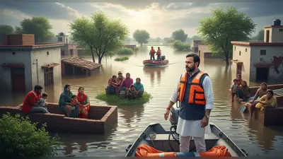 फिरोजपुर में बाढ़ पीड़ितों का हाल जानने नाव से पहुंचे मुख्यमंत्री भगवंत मान, राहत कार्यों का लिया जायजा
