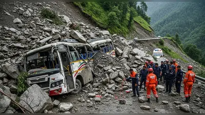 मंडी में भूस्खलन और बस दुर्घटना का कहर: 9 की मौत, 15 घायल; 7 सितंबर तक स्कूल-कॉलेज बंद