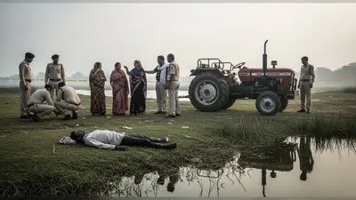 लखनऊ में सनसनी: झील किनारे औंधे मुंह मिला ट्रैक्टर चालक का शव, परिवार ने जताई हत्या की आशंका, पुलिस जांच शुरू