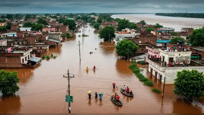 पीलीभीत में बाढ़ का विकराल रूप: शहर के कई मोहल्ले पानी में डूबे, बीसलपुर मार्ग पर पहुँचा देवहा का पानी; पूरनपुर में शारदा नदी का कहर