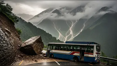 हिमाचल में मानसून का कहर: शिमला बस हादसे में एक की मौत, मंडी भूस्खलन में 7 ने गंवाई जान; 7 सितंबर तक स्कूल-कॉलेज बंद