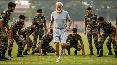 दादा ने जवानों को भी पछाड़ा! दौड़ और कसरत का वायरल वीडियो बना प्रेरणा