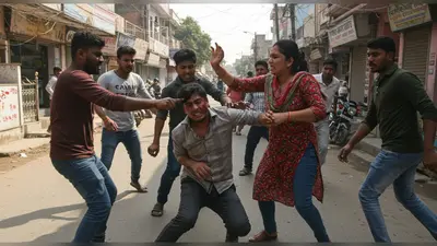 ब्रेकअप के बाद फोन करना पड़ा भारी: यूपी में पूर्व प्रेमी को युवती ने जड़े 11 थप्पड़, भाई और साथियों ने भी पीटा