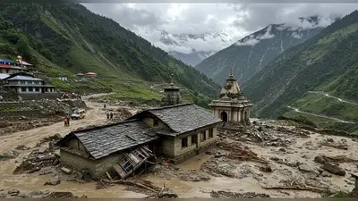 हिमाचल में कुदरत का तांडव: कुल्लू में 2 मकान धंसे, 2 फंसे; मंडी में भूस्खलन से 6 की मौत, शिमला-किन्नौर में भी भारी तबाही