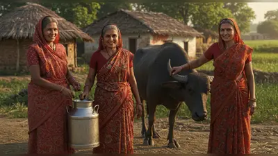 यूपी: भैंस का दूध बेचकर लाखों कमाए, ये महिलाएं बनीं लखपति और समाज के लिए मिसाल!