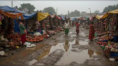 दाऊजी महाराज मेला पर बारिश का कहर: कार्यक्रम स्थगित, व्यापारियों के सपने टूटे!