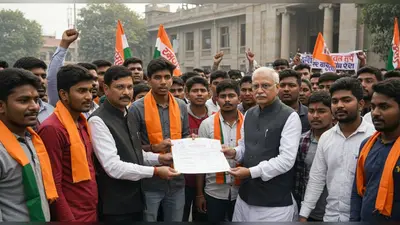 बरेली लाठीचार्ज मामला: एबीवीपी का आक्रोश, सिटी मजिस्ट्रेट को ज्ञापन सौंपकर की कार्रवाई की मांग