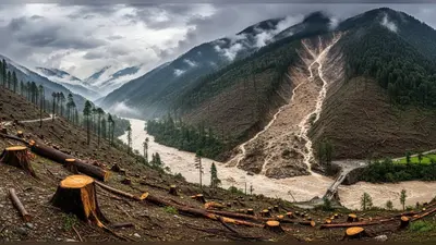 सुप्रीम कोर्ट की सख्त टिप्पणी: पहाड़ों पर तबाही का जिम्मेदार इंसान, अवैध कटाई के लिए केंद्र व 5 राज्यों को नोटिस
