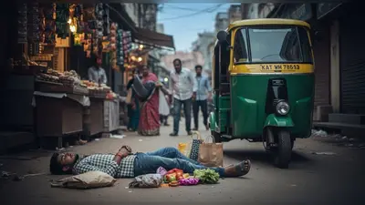 जन्मदिन के जश्न से पहले मातम: बाजार से लौटते आकाश की ई-रिक्शा से टक्कर, दर्दनाक मौत