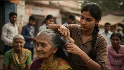 लड़की का अनोखा हुनर: पैसे लेकर जुएं निकालने का काम, लोग समझते हैं पागल पर सच कुछ और है!