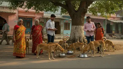 यूपी में आवारा कुत्तों को मिलेगा सुरक्षित ठिकाना: हर मोहल्ले में तय होगा खाना खिलाने का स्थान