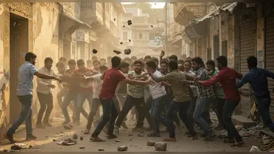 हाथरस में खप्पर निकालने का विरोध: दो गुटों में भीषण झड़प, पथराव और मारपीट में पांच घायल