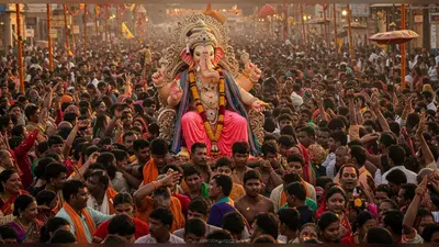 कानपुर में अनंत चतुर्दशी: विघ्नहर्ता की विदाई में उमड़ा आस्था का सैलाब, निकलीं भव्य शोभायात्राएं