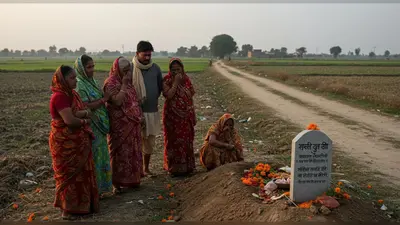 यूपी में दिल दहला देने वाला हादसा: मां की कब्र से लौट रहे बेटे की मौत, एक दिन पहले कहा था- “मेरे जाने पर आंसू मत बहाना”