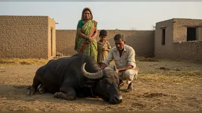 बदायूं में आवारा कुत्ते के काटने से भैंस की मौत: दो महीने बाद रेबीज से दहशत में आया पशुपालक परिवार