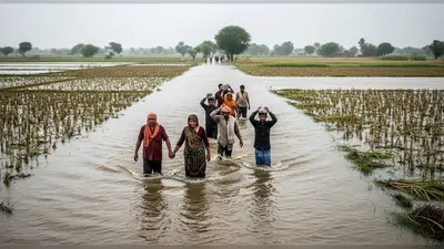बरेली में बहगुल नदी का रौद्र रूप: मार्ग कटा, लोग जान जोखिम में डाल कर निकल रहे; सैकड़ों बीघा फसलें बर्बाद