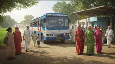 ग्रामीण जनता को सीएम योगी का बड़ा तोहफा: यूपी रोडवेज की बसों में 20% किराया कम