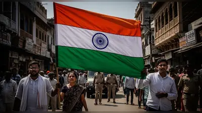 हाथरस: राष्ट्रध्वज पर अशोक चक्र की जगह लिखा कुछ और, दो गिरफ्तार, देशद्रोह का मुकदमा दर्ज