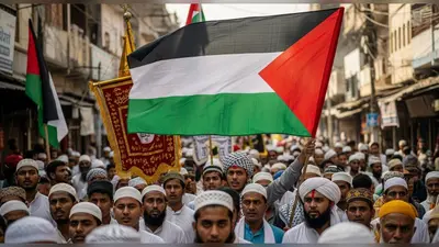 कन्नौज में लहराया फलस्तीनी झंडा: जुलूस-ए-मोहम्मदी में बवाल, दो गिरफ्तार