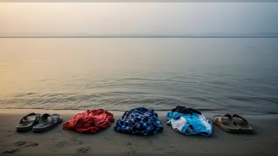 यूपी में पक्की दोस्ती का दुखद अंत: गंगा में डूबे तीन किशोर, कपड़े-चप्पल किनारे मिले