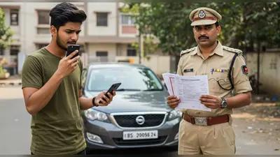 वायरल रील ने किया पर्दाफाश: महंगे चालान के साथ सामने आया गाड़ी का फर्जीवाड़ा